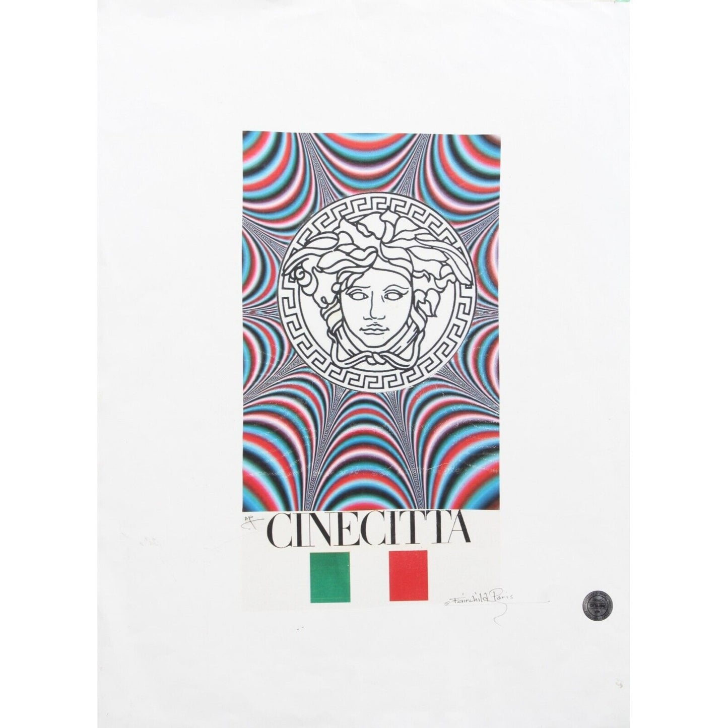 Cinecitta Italy Print By Fairchild Paris LE 8/25