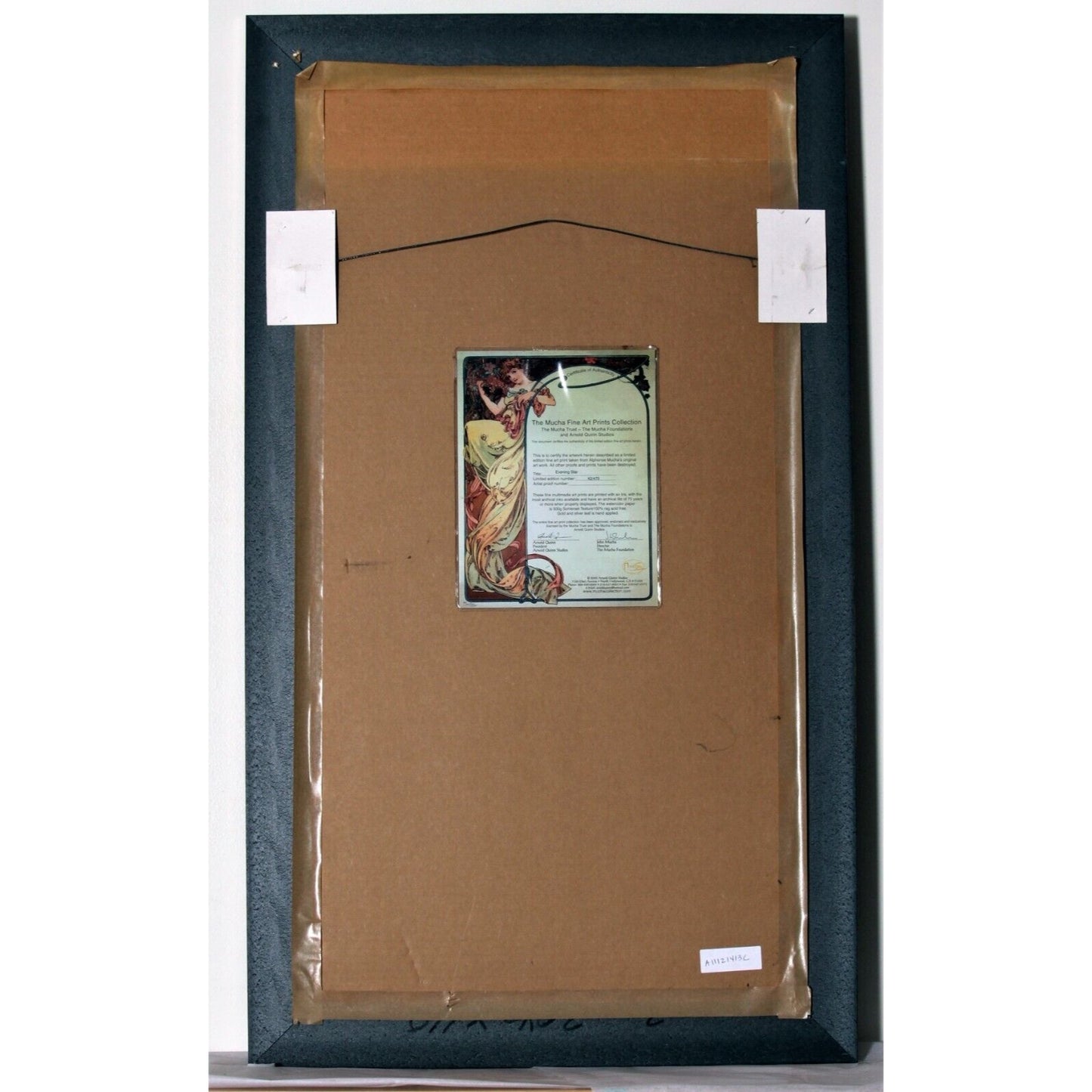 The Evening Star (1902) Giclée on Paper Alphonse Mucha Signed LE 42/475 Framed