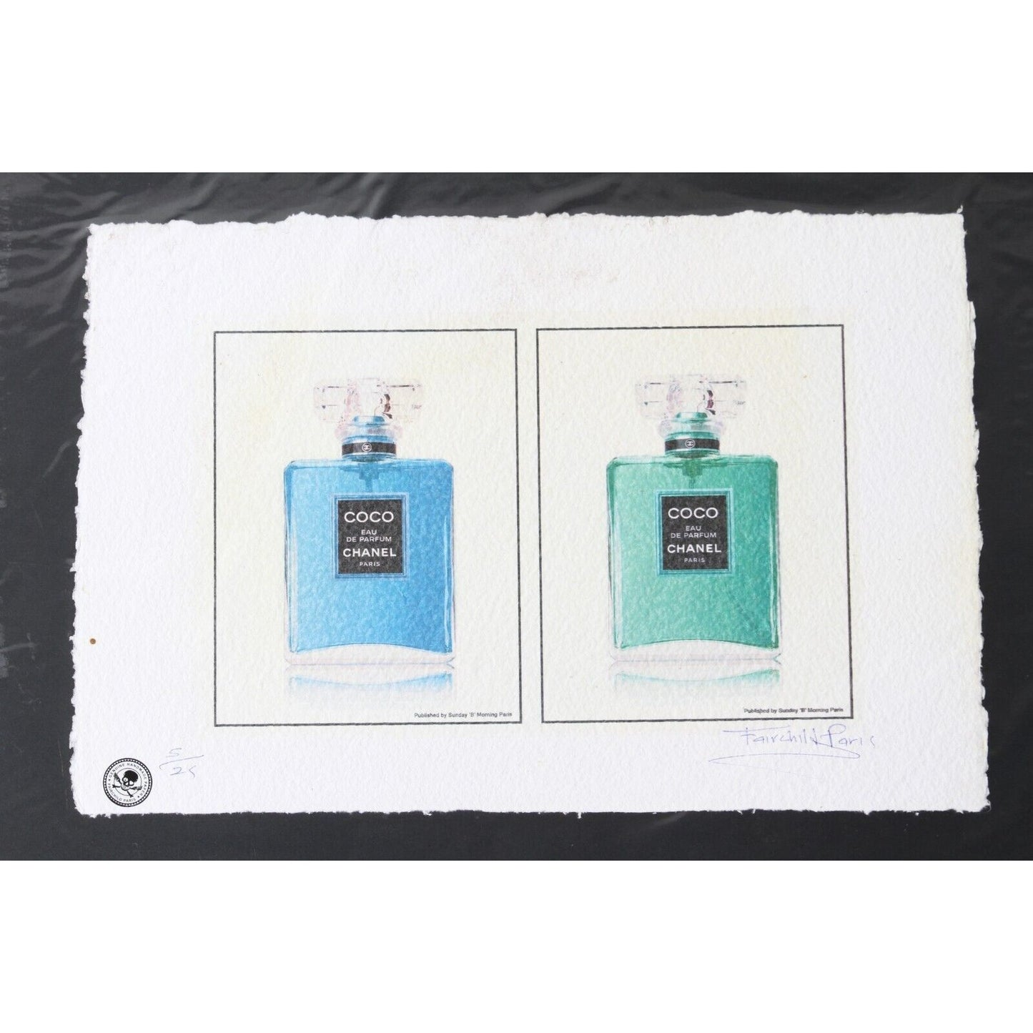 Coco Chanel Perfume Print By Fairchild Paris LE 5/25