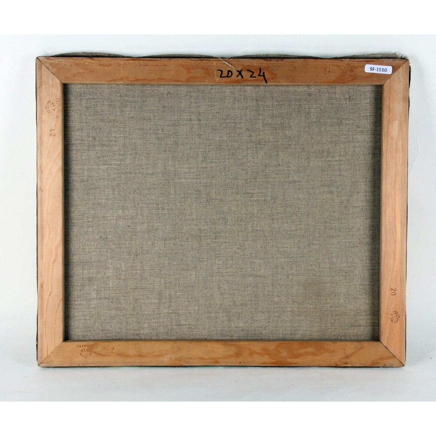 "Untitled" by Bonas, Women with Flowers, Oil Painting on Canvas, 20x24