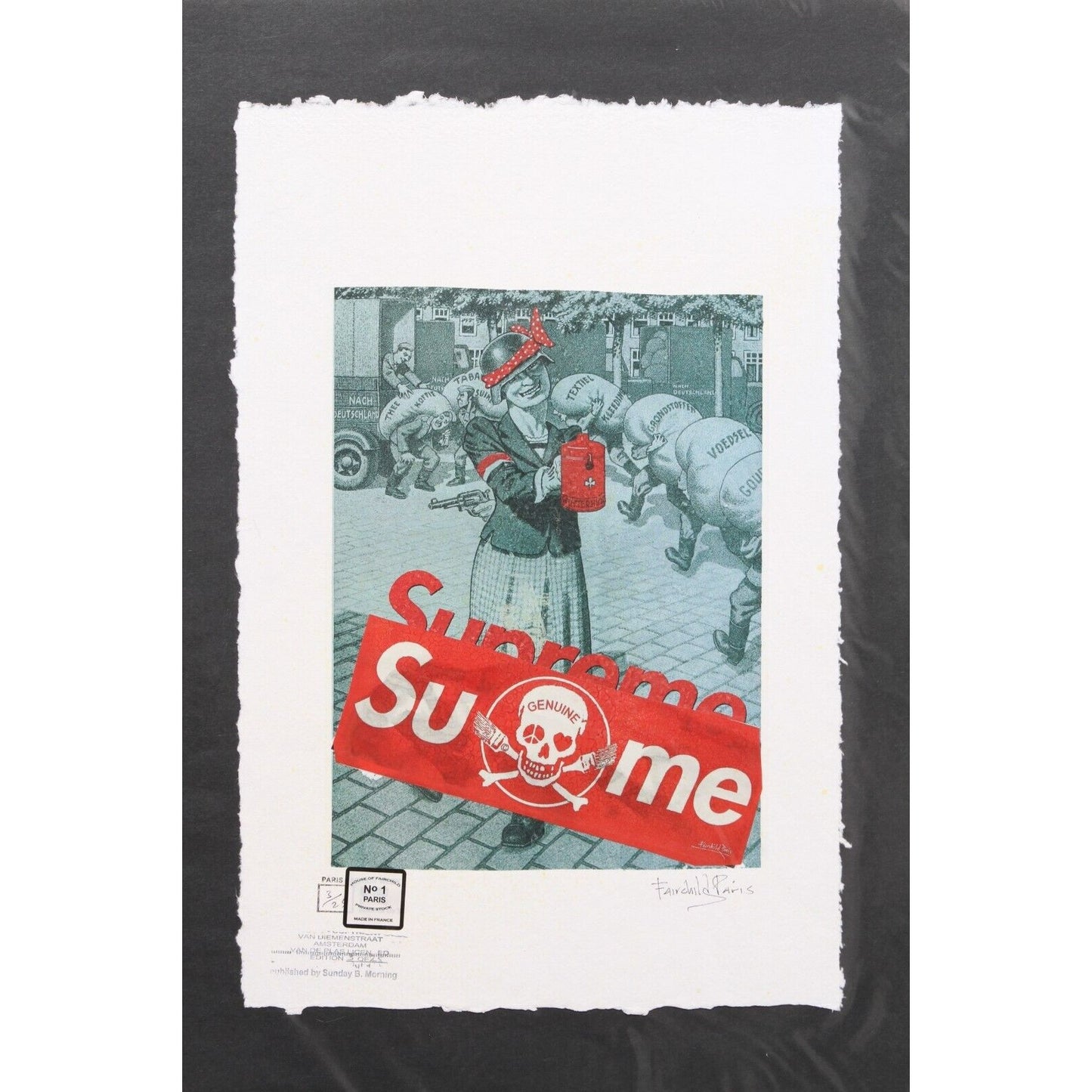 Supreme Political Cartoon Print By Fairchild Paris LE 3/25
