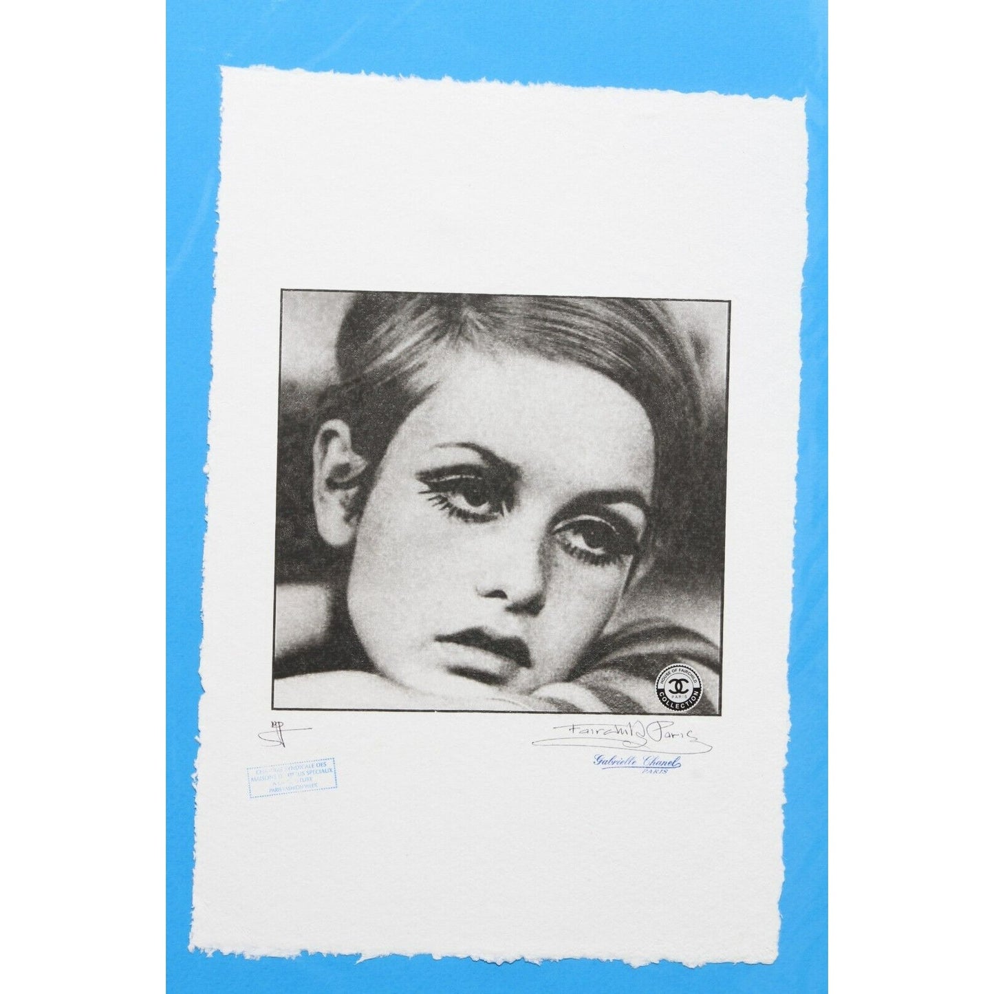 Chanel Twiggy Print By Fairchild Paris AP