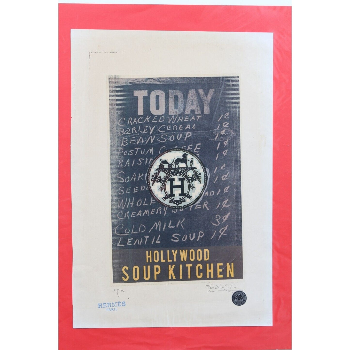 Hollywood Soup Kitchen Print By Fairchild Paris AP II