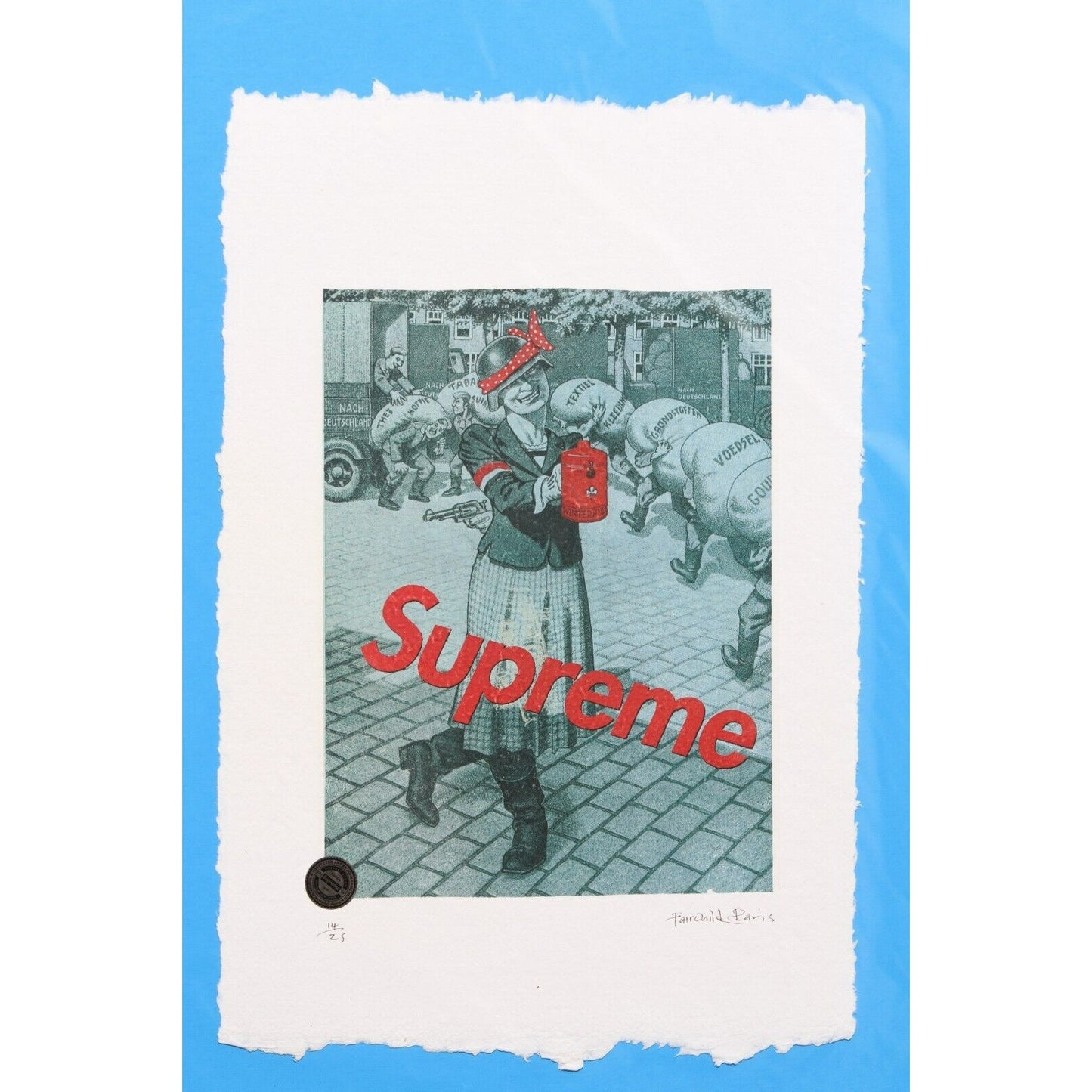 German Supreme Print By Fairchild Paris LE 14/25