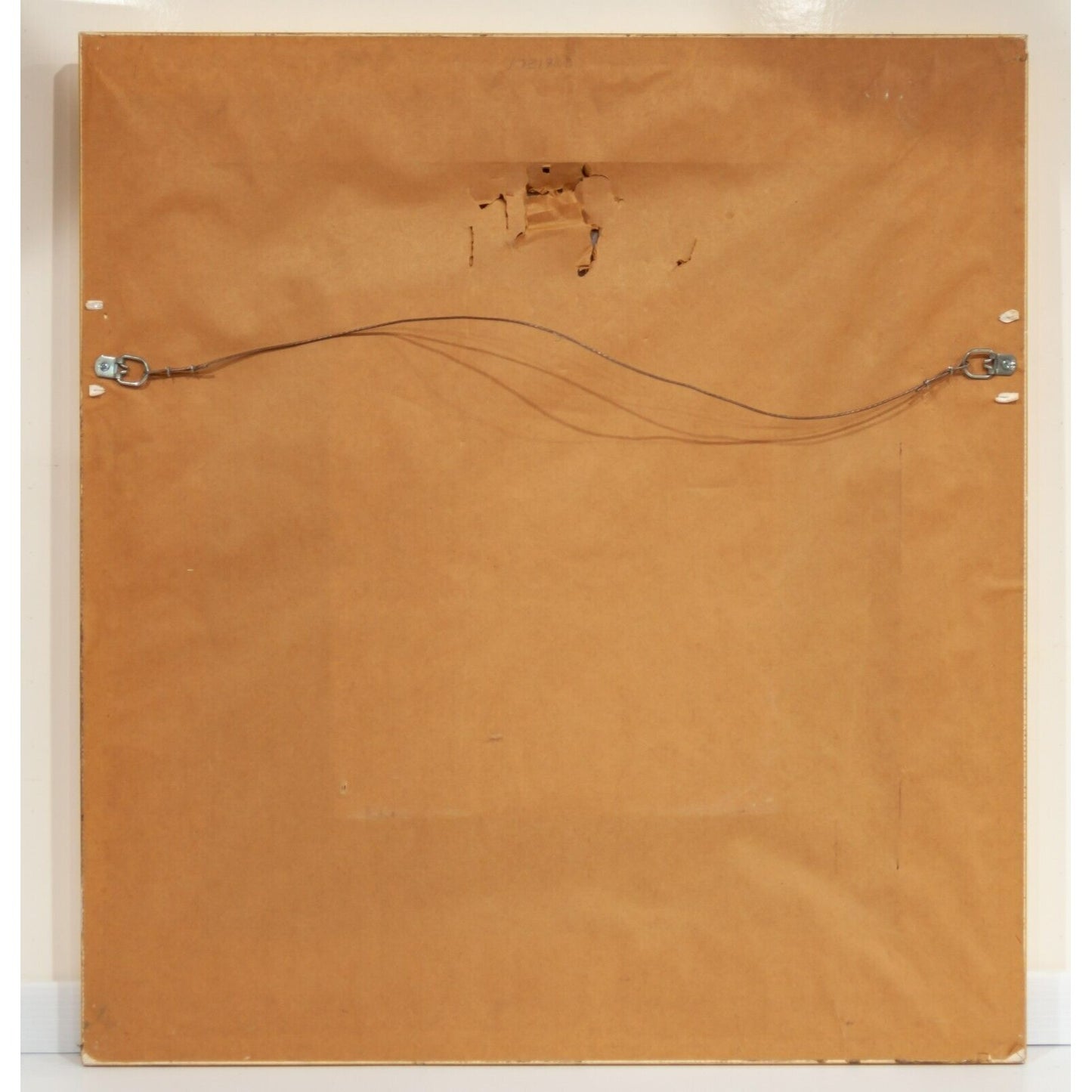 Original Mixed Media Portrait by Martrios Manoukian Gold Frame Gorgeous!