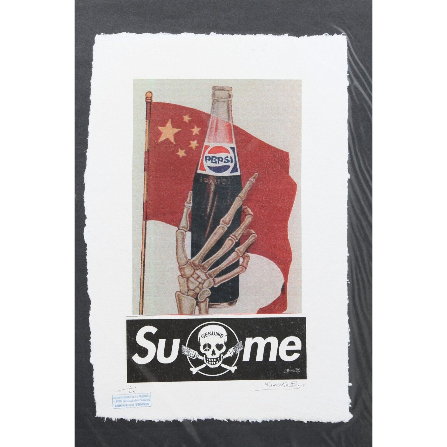 Supreme Pepsi China Print By Fairchild Paris LE 5/25