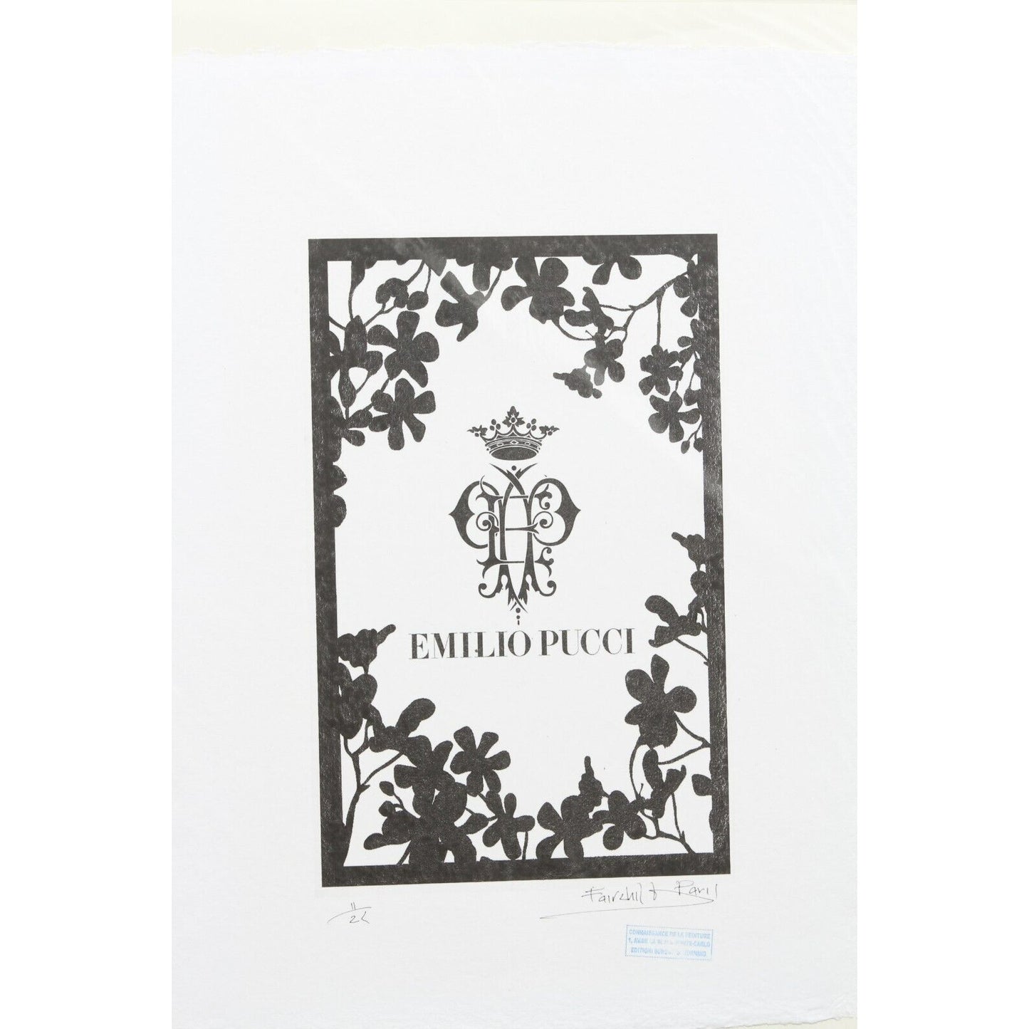 Emilio Pucci Print By Fairchild Paris LE 11/25