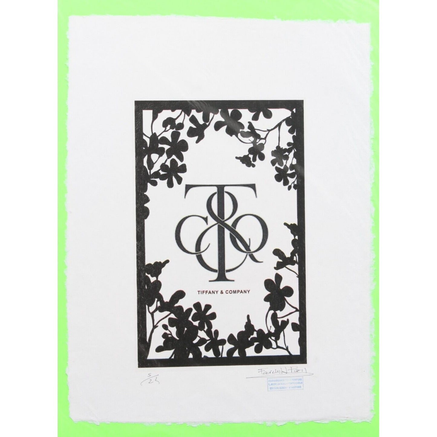 Tiffany & Co. Print By Fairchild Paris LE 5/25
