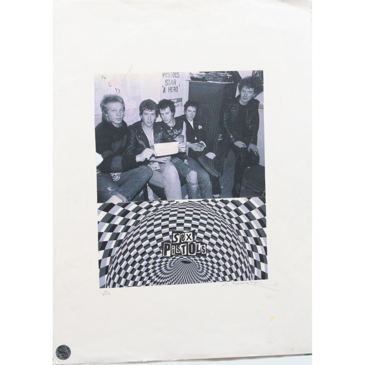 Sex Pistols Print By Fairchild Paris LE 10/200