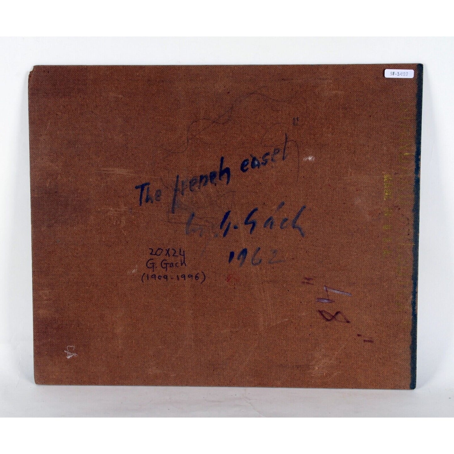 "The French Easel" by G. Gach, Oil Painting on Board, 20x24