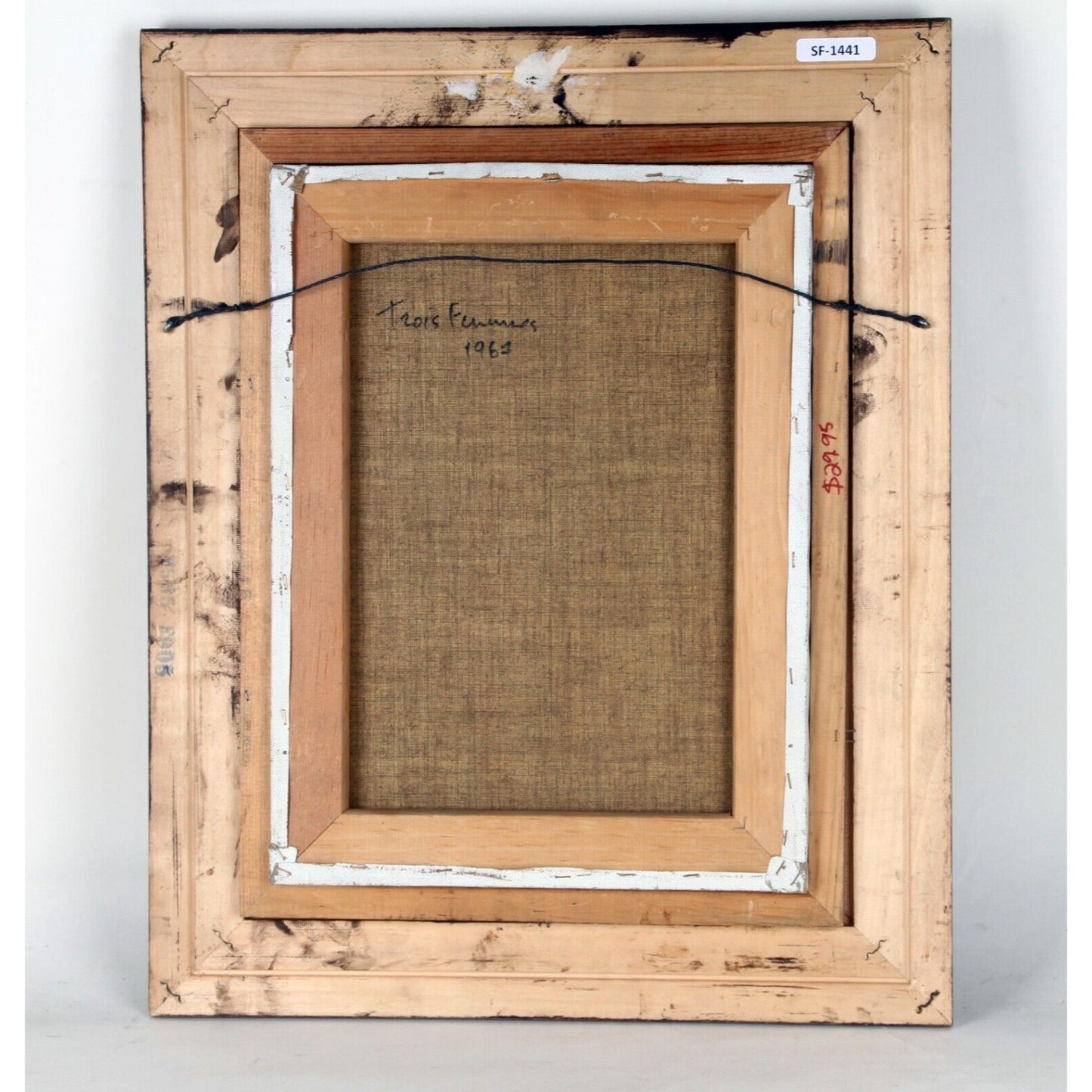 "Trois Femmes" (1967) by Suzanne Demarest Oil on Canvas 16x12