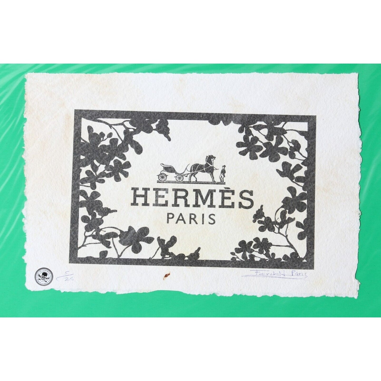 Hermes Paris Print By Fairchild Paris LE 5/25