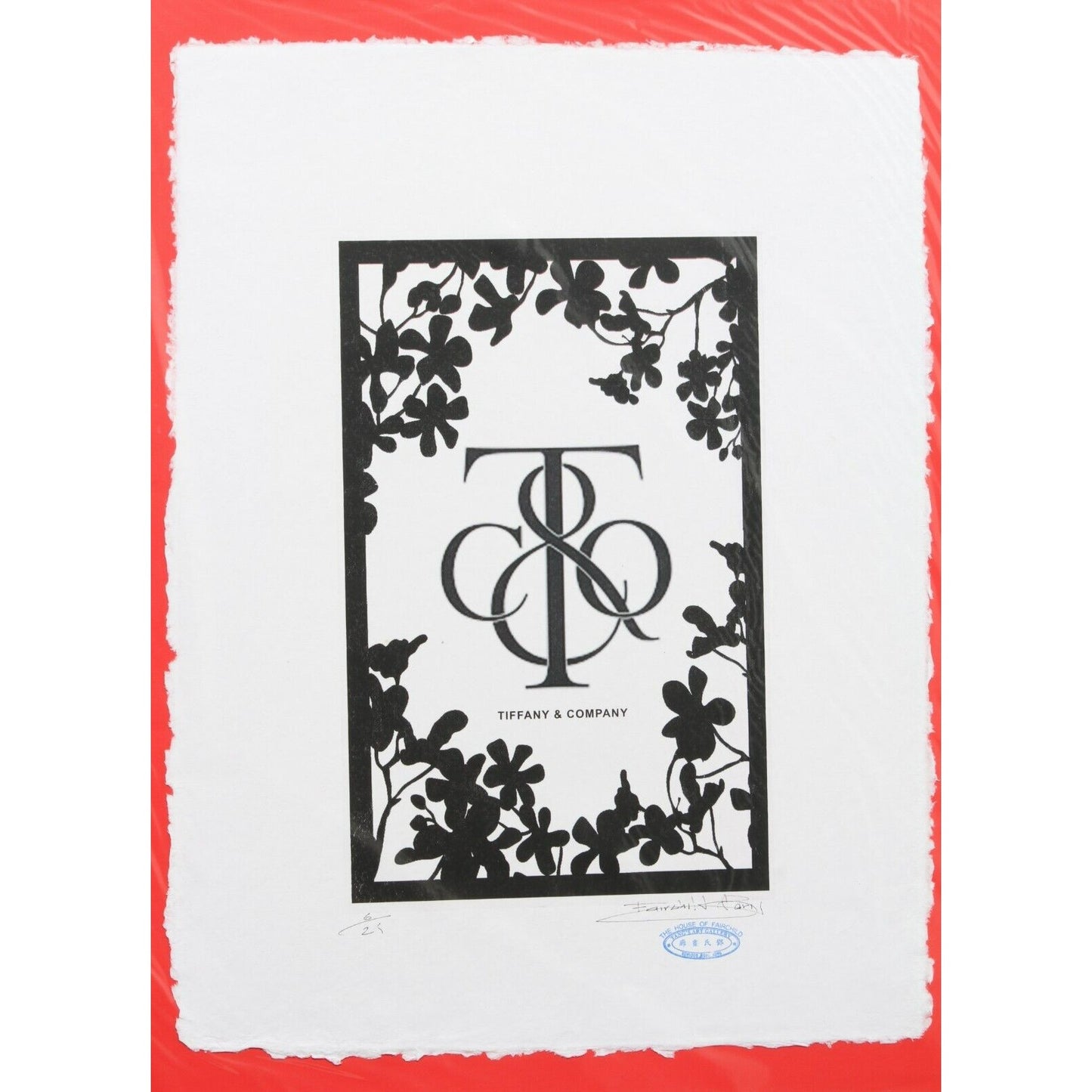 Tiffany & Co. Print By Fairchild Paris LE 6/25