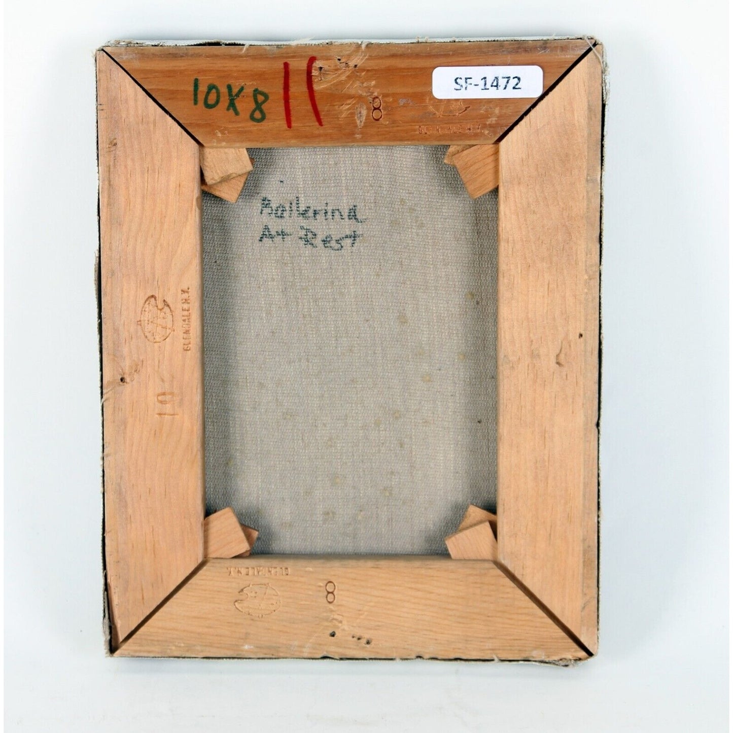 "Ballerina at Rest" by Valera Montana, Oil Painting on Canvas, 10x8