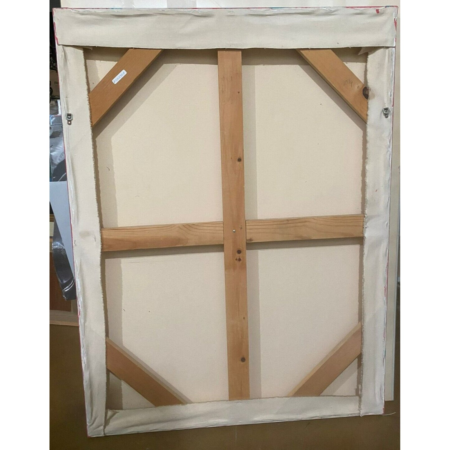 Untitled Nude & Still Life Acrylic on Canvas by Amanda Watt 1990 Large Size