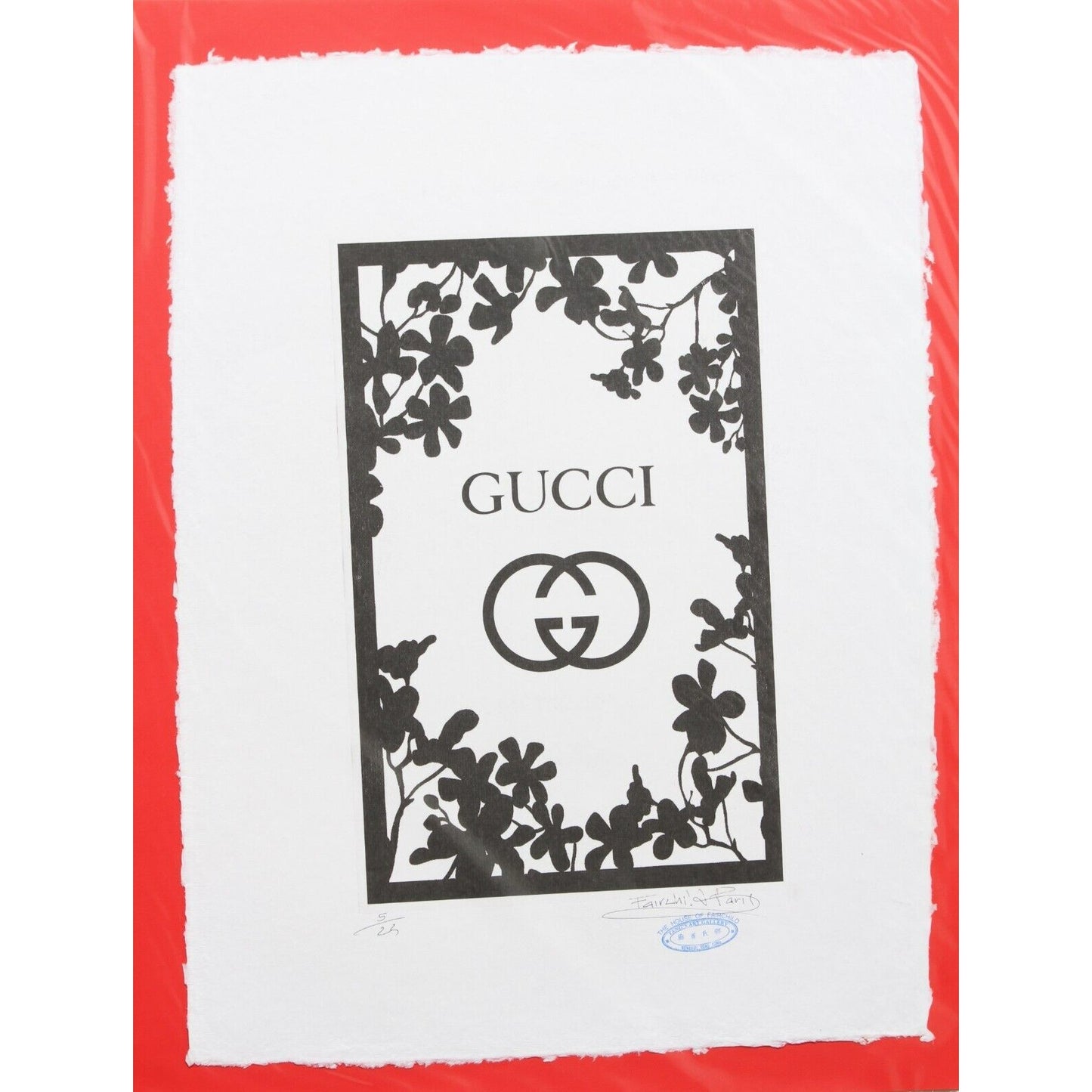 Gucci Print By Fairchild Paris LE 5/25