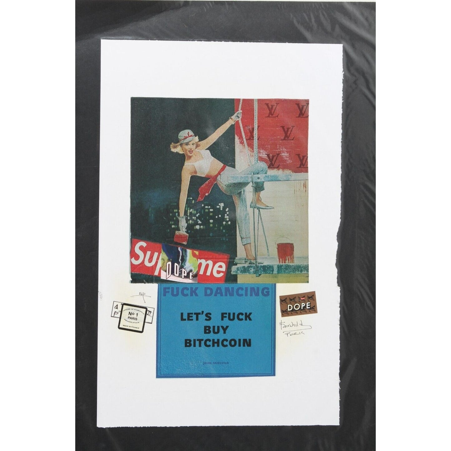 Supreme B*tchcoin Dope Print By Fairchild Paris AP