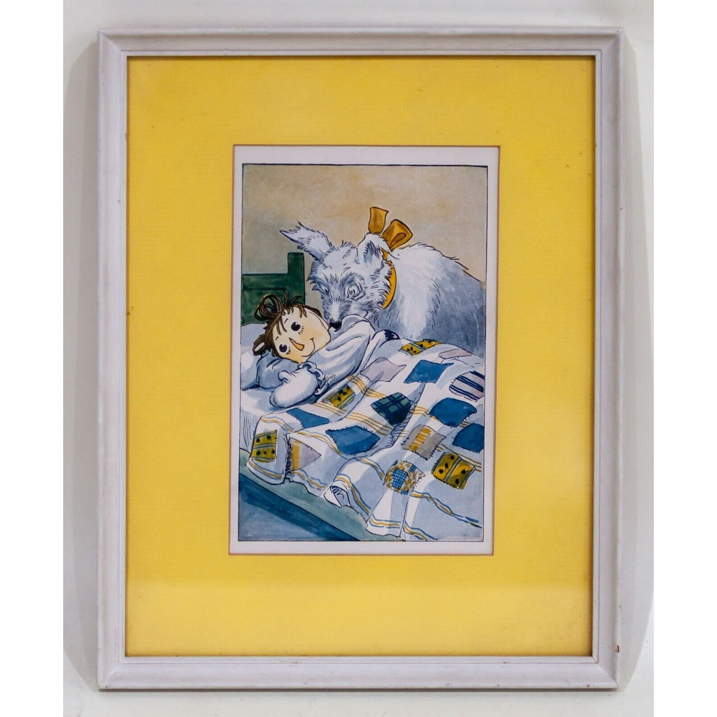 Lot of 3 Framed Raggedy Ann Prints by Johnny Gruelle Gorgeous!