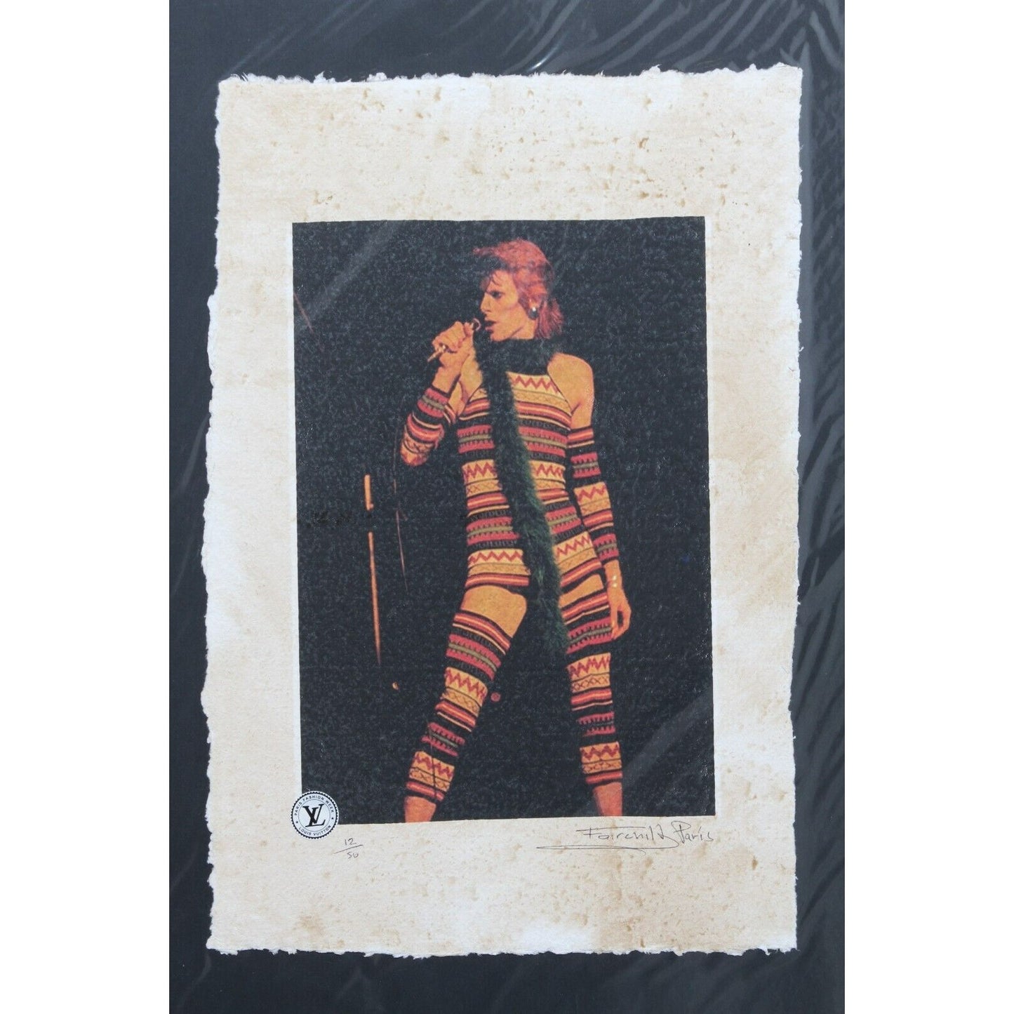 David Bowie LV Print By Fairchild Paris LE 12/50
