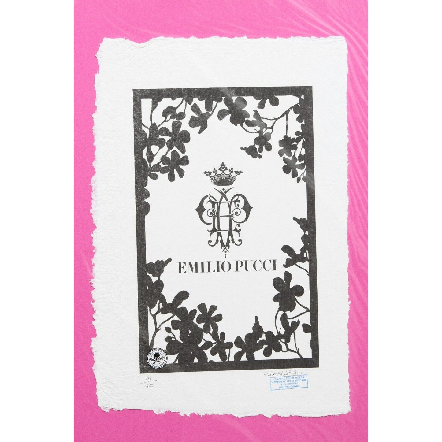 Emilio Pucci Print By Fairchild Paris LE 21/50