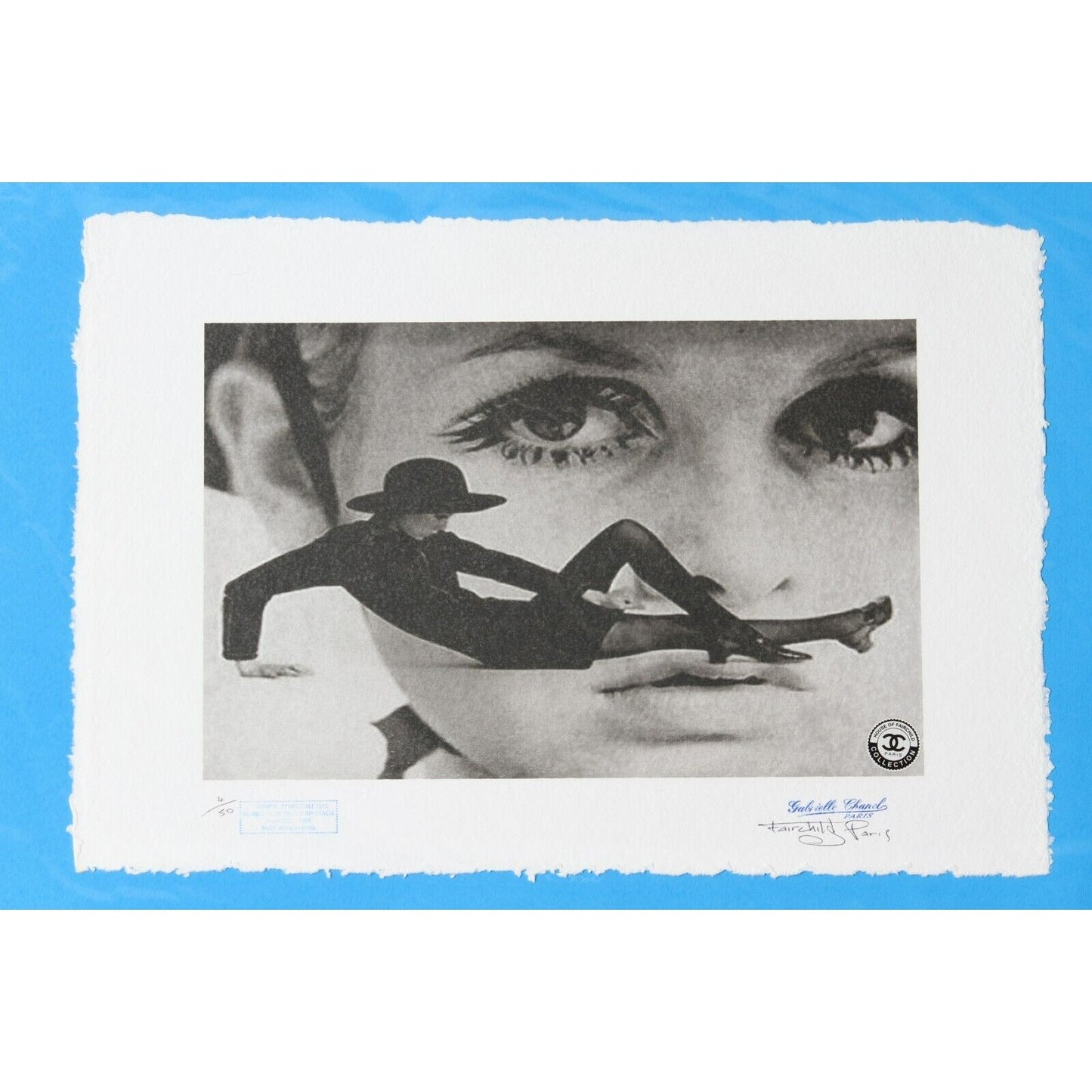 Chanel Twiggy Print By Fairchild Paris LE 4/50