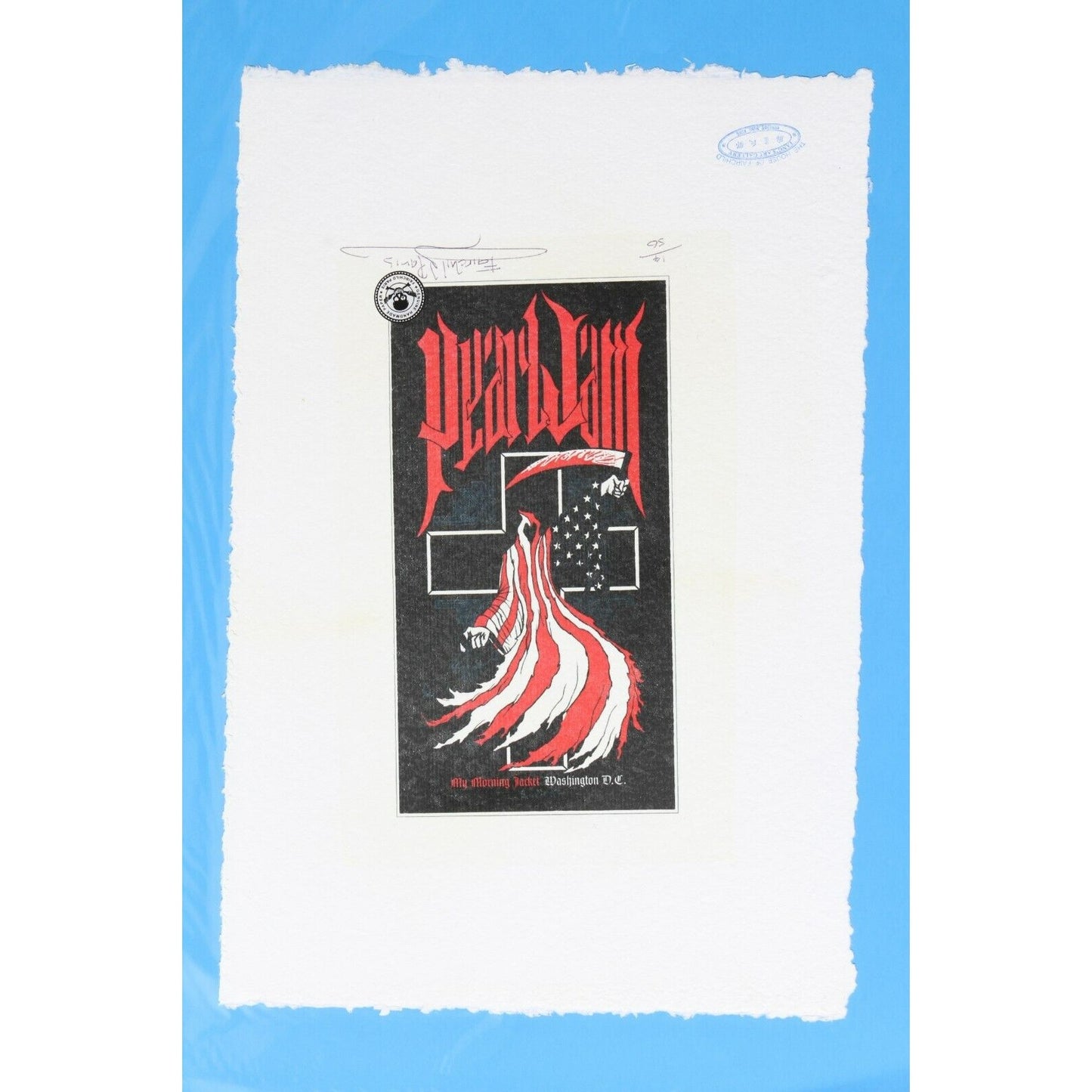 Pearl Jam Print By Fairchild Paris LE 14/50