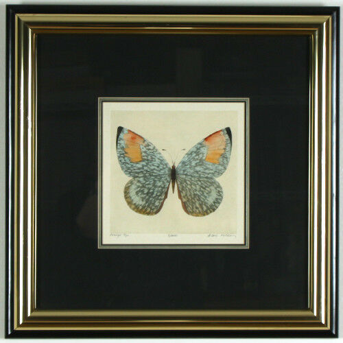 Lot of (2) Butterfly Lithographs by Dan Mitra Signed Limited Edition #3/400