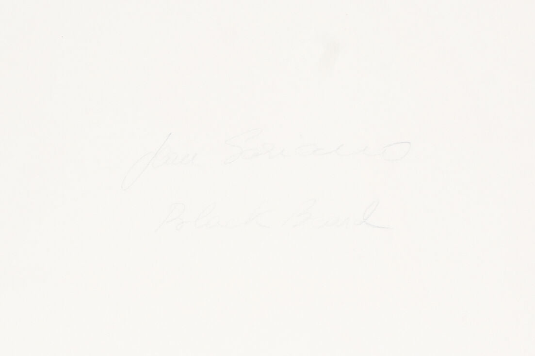 "BLACK BOARD" BY JEAN SARIANO UNIQUE ORIGINAL ACRYLIC ON PAPER PAINTING 15 X 13