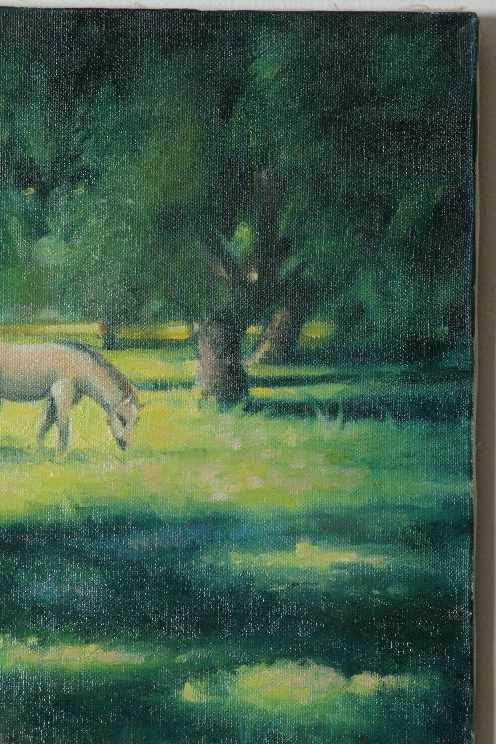 Untitled (Woman Resting Under Tree)  By Anthony Sidoni 1990 Signed Oil on Canvas