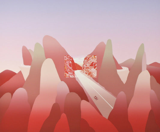 "I Am Writing From Rocky Mountains" By Jean Michel Folon Signed LE Silkscreen