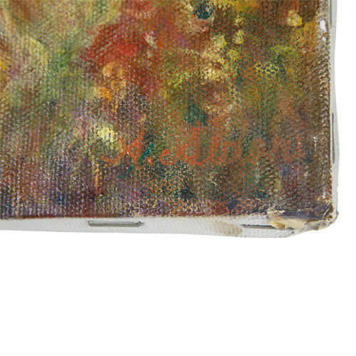 "Sisters...Picking Flowers" By Anthony Sidoni 1997 Signed Oil on Canvas 10"x8"