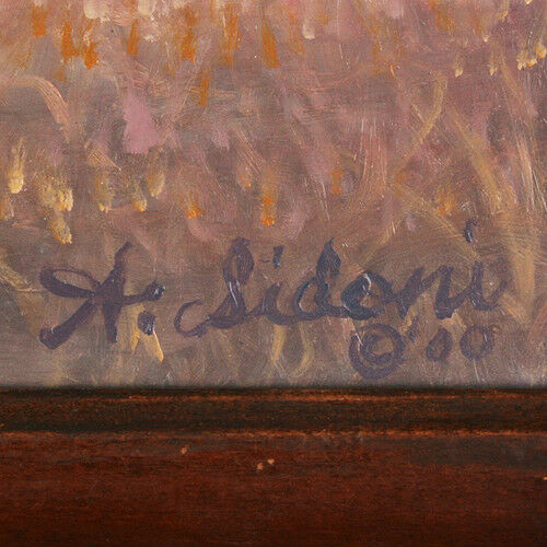 "Here I come... Ready or Not" By Anthony Sidoni 2000 Signed Oil Painting 14"x17"