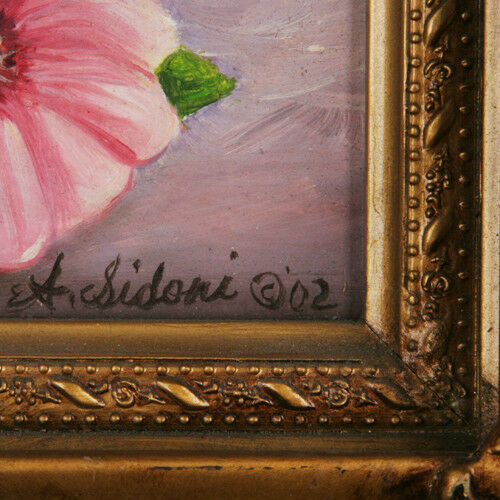 "Get Lost" By Anthony Sidoni 2002 Signed Oil Painting 15 1/2"x13 1/2"