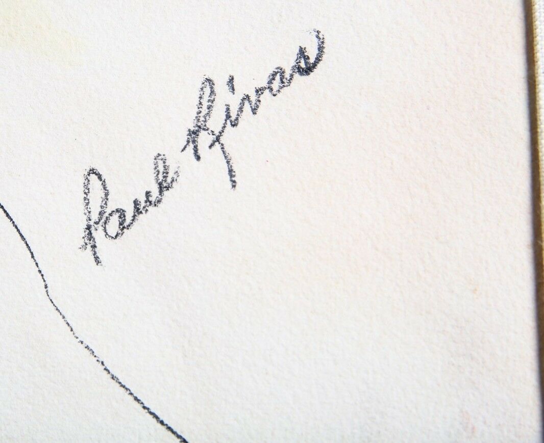 Untitled (Abstract Watercolor) by Paul Rivas, Signed & Framed, 28.5" x 34.5"