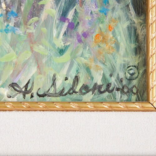 "Care to Join Me?" By Anthony Sidoni 2002 Signed Oil Painting 13"x15"