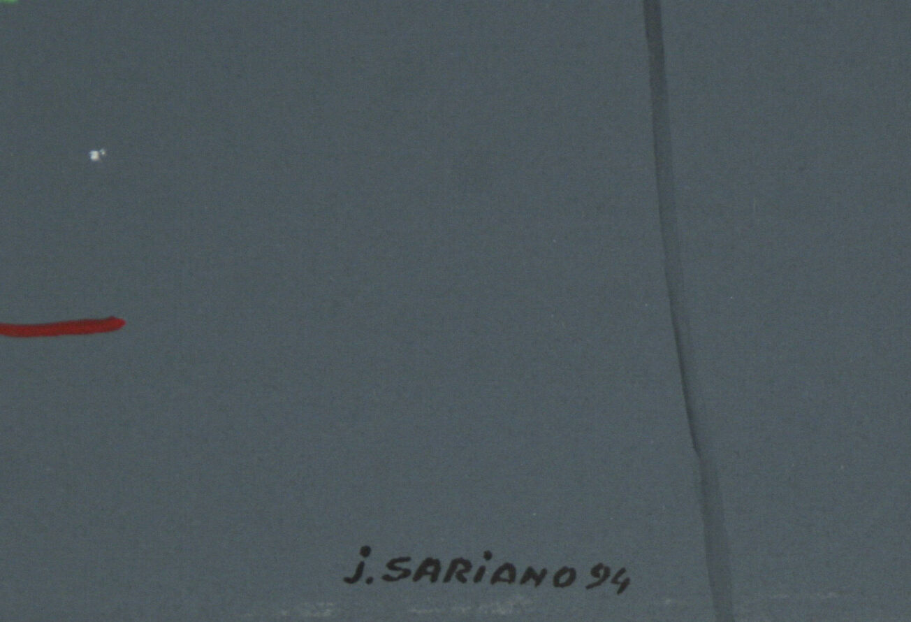 "The Five Musketeers" by Jean Sariano Signed Original Acrylic on Paper 1994