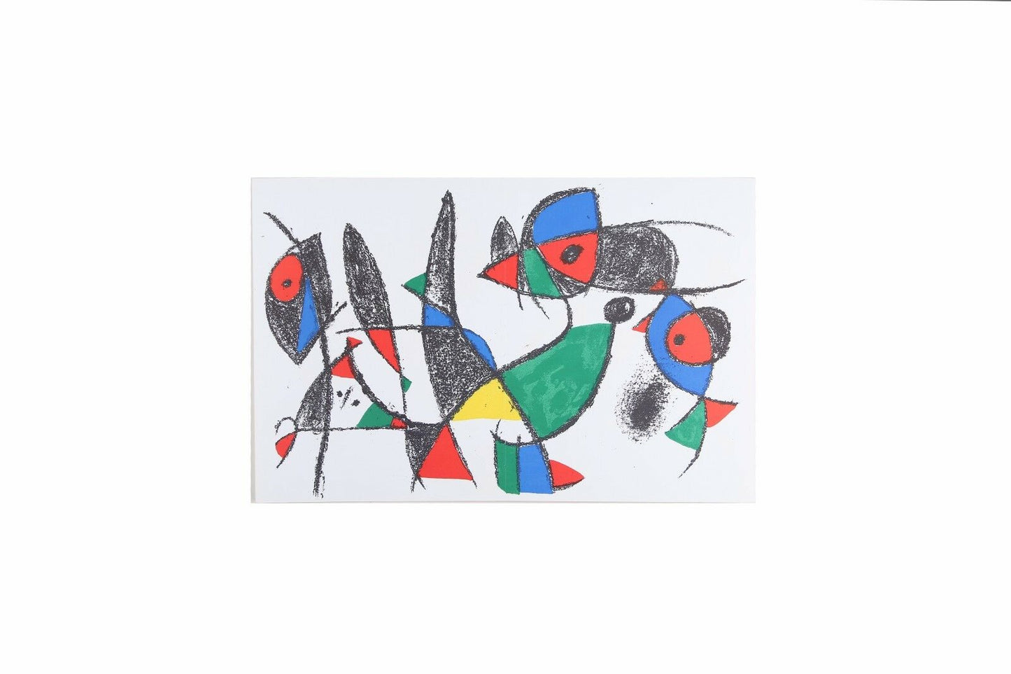 Lithograph from Book 2, No. IX by Joan Miró i Ferrà 13" x 20" Includes CoA