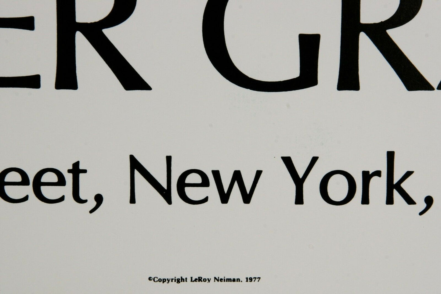 Hammer Graphics "Mixed Doubles" by Leroy Neiman Signed Poster w/ CoA 1997