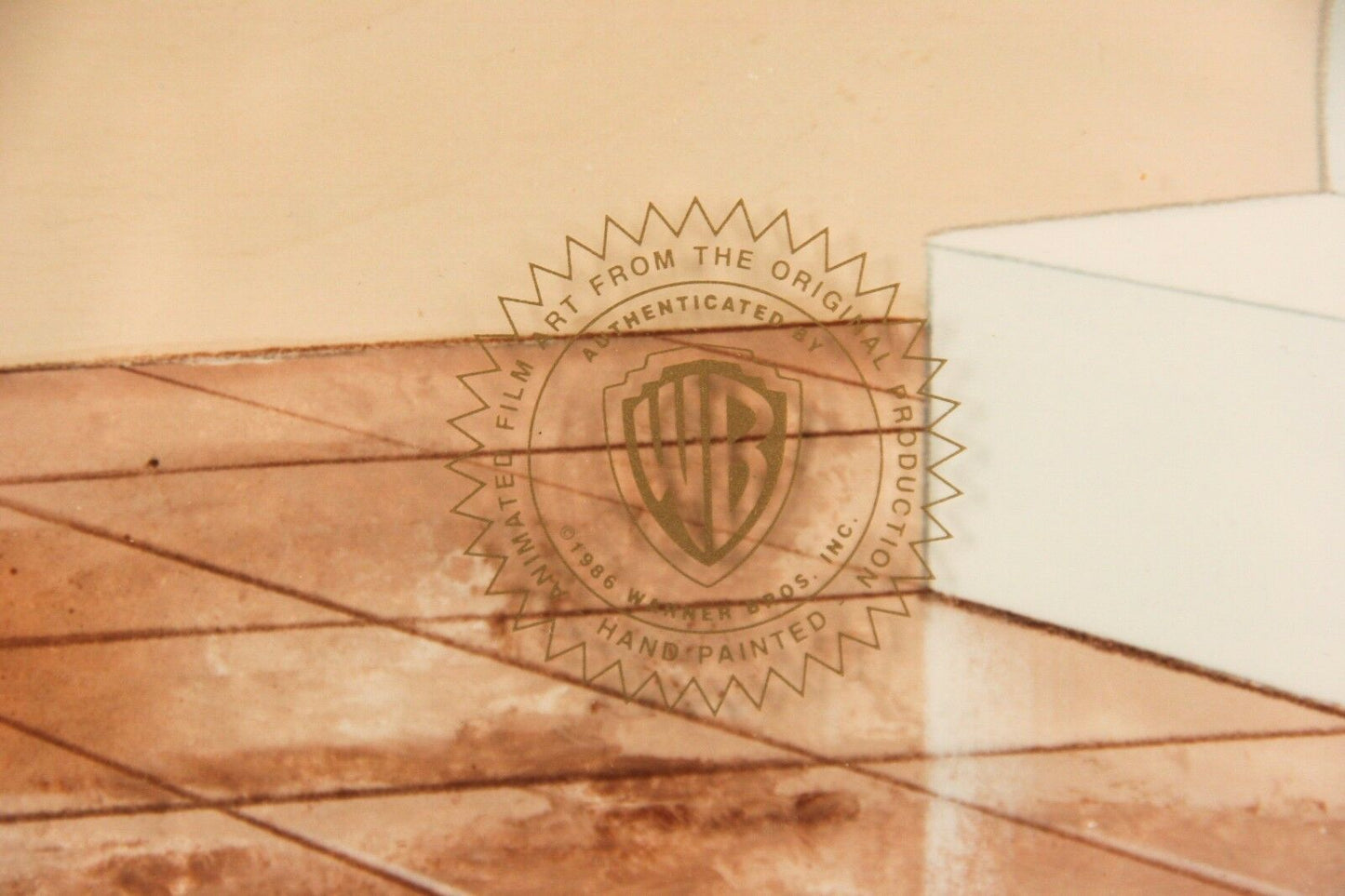 Original Warner Bros. Animation Cel of Petunia Pig Looney Tunes w/ CoA