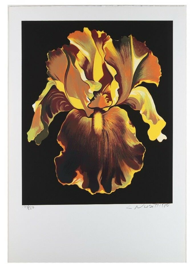 "Iris" by Lowell Blair Nesbitt Portfolio of 3 Signed Silkscreen LE of 250 w/ CoA