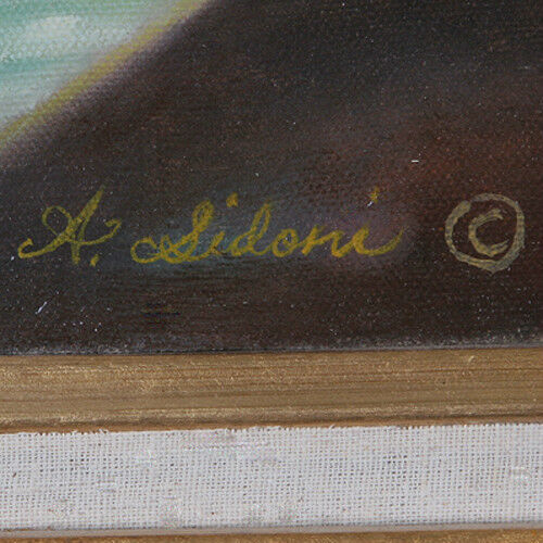 Untitled (Elderly Polynesian Man) By Anthony Sidoni Signed Oil on Canvas