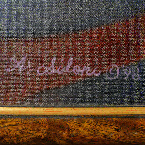 "Between The Acts #2" By Anthony Sidoni Signed Oil on Canvas 32 1/2"x29"