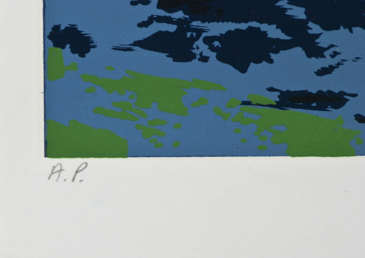 "Swimmer" By Leroy Neiman Signed Artist's Proof AP Silkscreen 1972 w/ COA