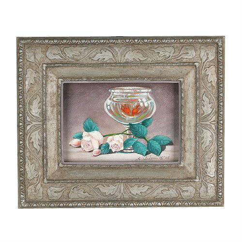 "Dig the View, Charles" By Anthony Sidoni 2005 Signed Oil Painting 9 1/2x11 1/2