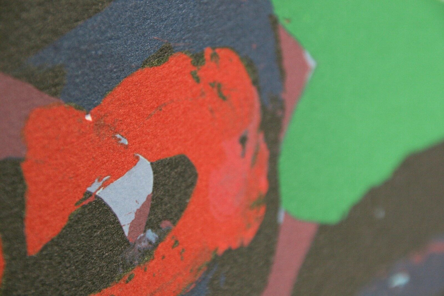 "Flying Head Over Ocean" by Karel Appel Lithograph on Paper LE of 160 30" x 22"