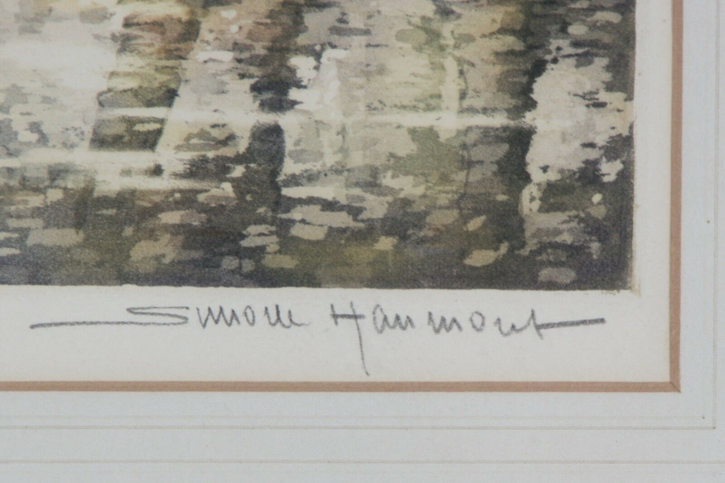 Signed & Numbered Lithograph by Simone Haumont 77/250, Framed, Beautiful Piece!