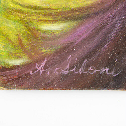 "Spring Flight" By Anthony Sidoni 1996 Signed Framed Oil Painting 5"x7"