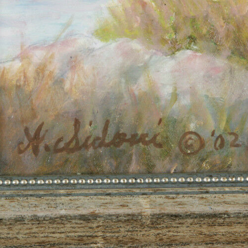 "Puma... Territorial Surveillance" By Anthony Sidoni 2002 Signed Oil Painting