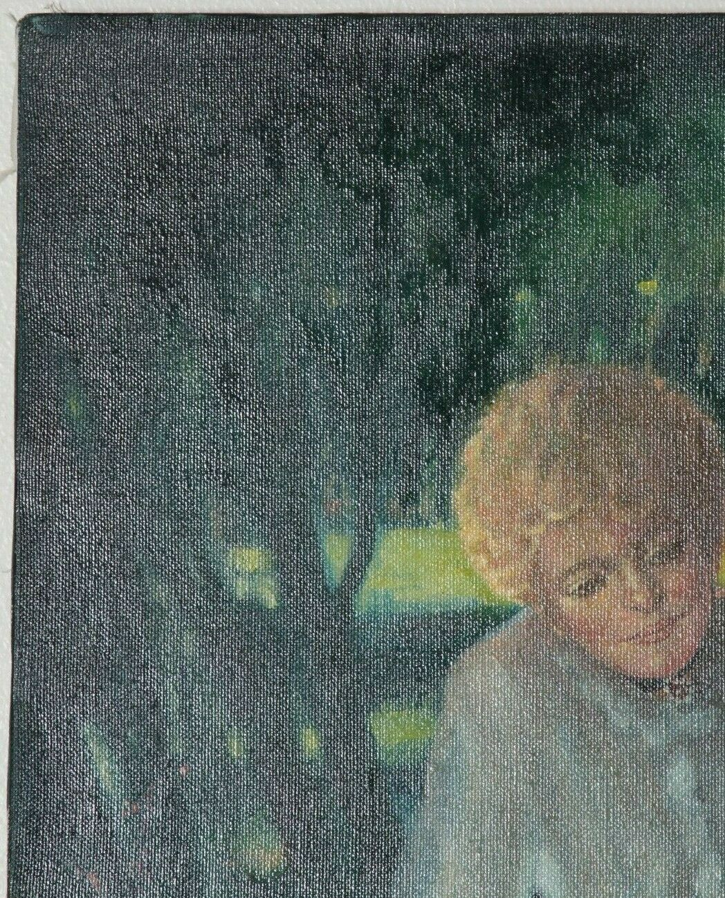 Untitled (Woman Resting Under Tree)  By Anthony Sidoni 1990 Signed Oil on Canvas