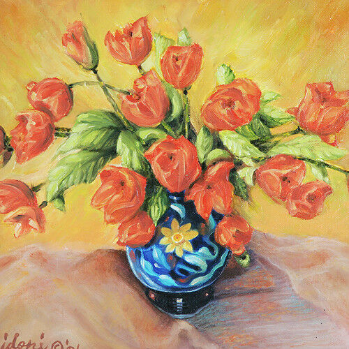 "Morning Glow" By Anthony Sidoni 2001 Signed Oil on Canvas 18 1/2"x22 1/2"